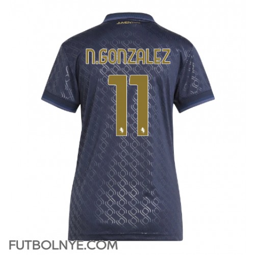 Camiseta Juventus Nicolas Gonzalez #11 Tercera Equipación para mujer 2024-25 manga corta